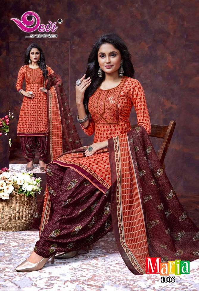 Devi Maria Indo Cotton Daily Wear Readymade Suits